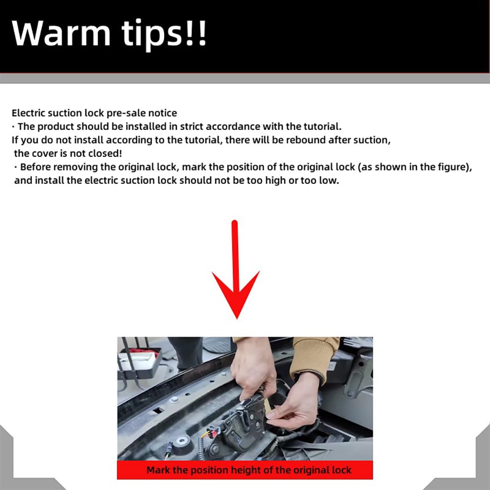 EJR Electric Suction Lock Compatible with 2017-2024 Tesla Model 3 Y (2023-2024 Model New 3)