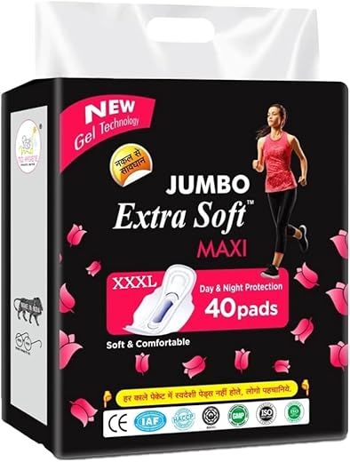 Extra Care Ultra Soft Sanitary Pads for women- XXL Size (40+ 10 Extra Counts)