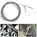 Stainless Steel Survival Fretsaw, Portable 10m Wire Saw for Wilderness Survival
