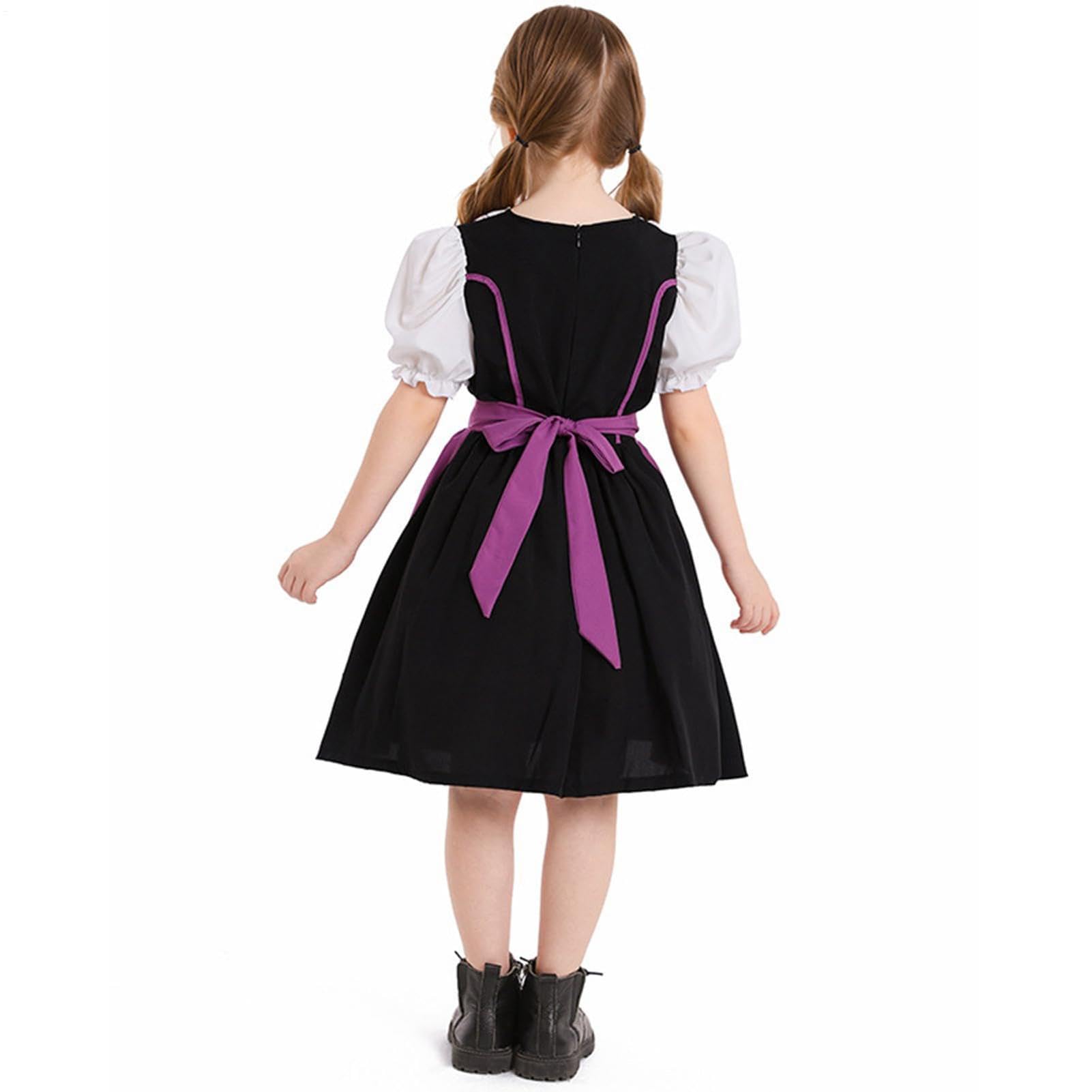Kostium niemieckiej dziewczynki, sukienka Dirndl, sukienka na festiwal piwa, kostium na festiwal piwa, kostium Dirndl na karnawał, fantazyjne kostiumy dla dzieci 2-12