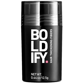 BOLDIFY Hair Fibers 12.5g - Fill In Thinning and Fine Hair for an Instantly Fuller, Thicker Look - 14 Shades for Women & Men - Dark Blonde