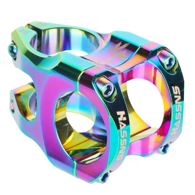 Potence VTT 35mm courte et coloree de 31.8mm de diametre pour velo