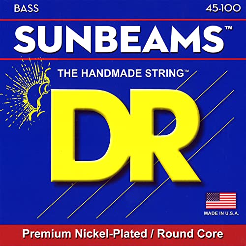 DR Strings Sunbeam - Nickel Plated Round Core Bass 45-100