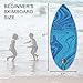 iBOARD 41” Skipper Skimboard with High Gloss Coat Wooden Skim Boards for Beginners, Teenagers and Adults Beach Skimboard 3 Color Traction Pad to Choose(Blue)