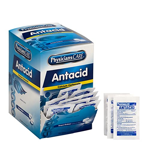 Physicianscare Antacid Heartburn Medication (Compare To Tums), 50 Doses Of Two Tablets, 420 Mg #TOP3