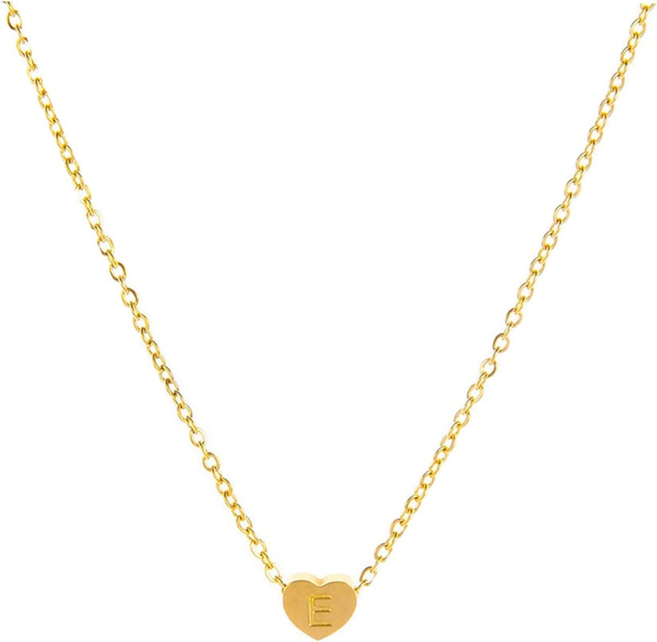 Necklace Women's Letter Fashion Love Letters Clavicle 26 Chain Neck Heart Necklace Chain Long
