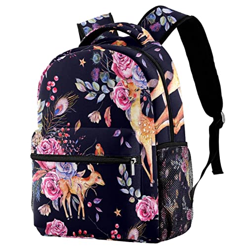 Sac à bandoulière fleurs et animaux pour enfants et adolescents