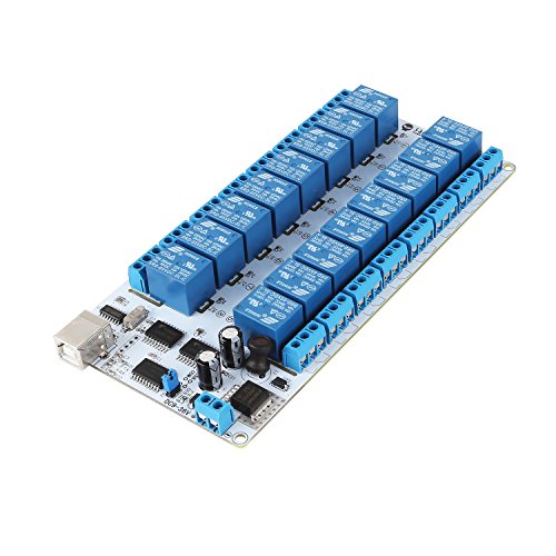 SainSmart 16-Channel 9-36V USB Relay Module