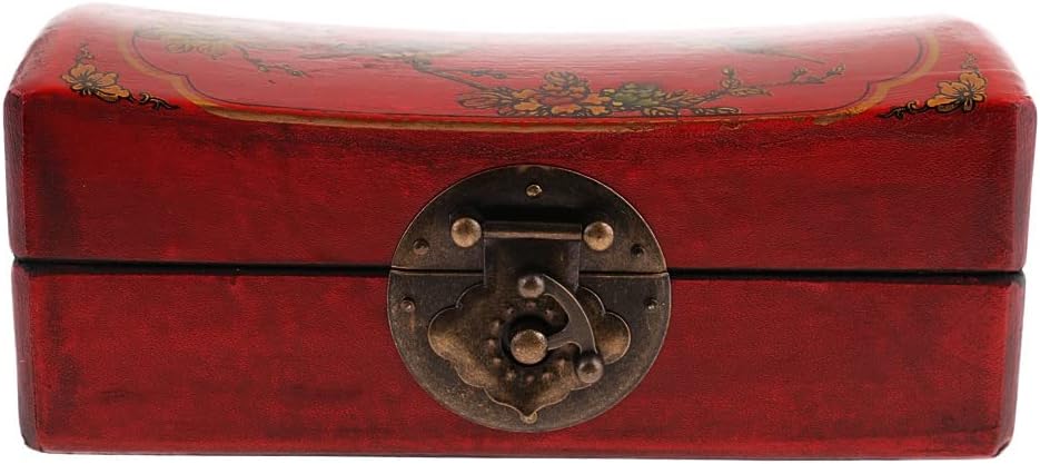Storage Case Box Treasure Chest Wooden Art Crafts Antique Storage Box Handmade Vintage Box