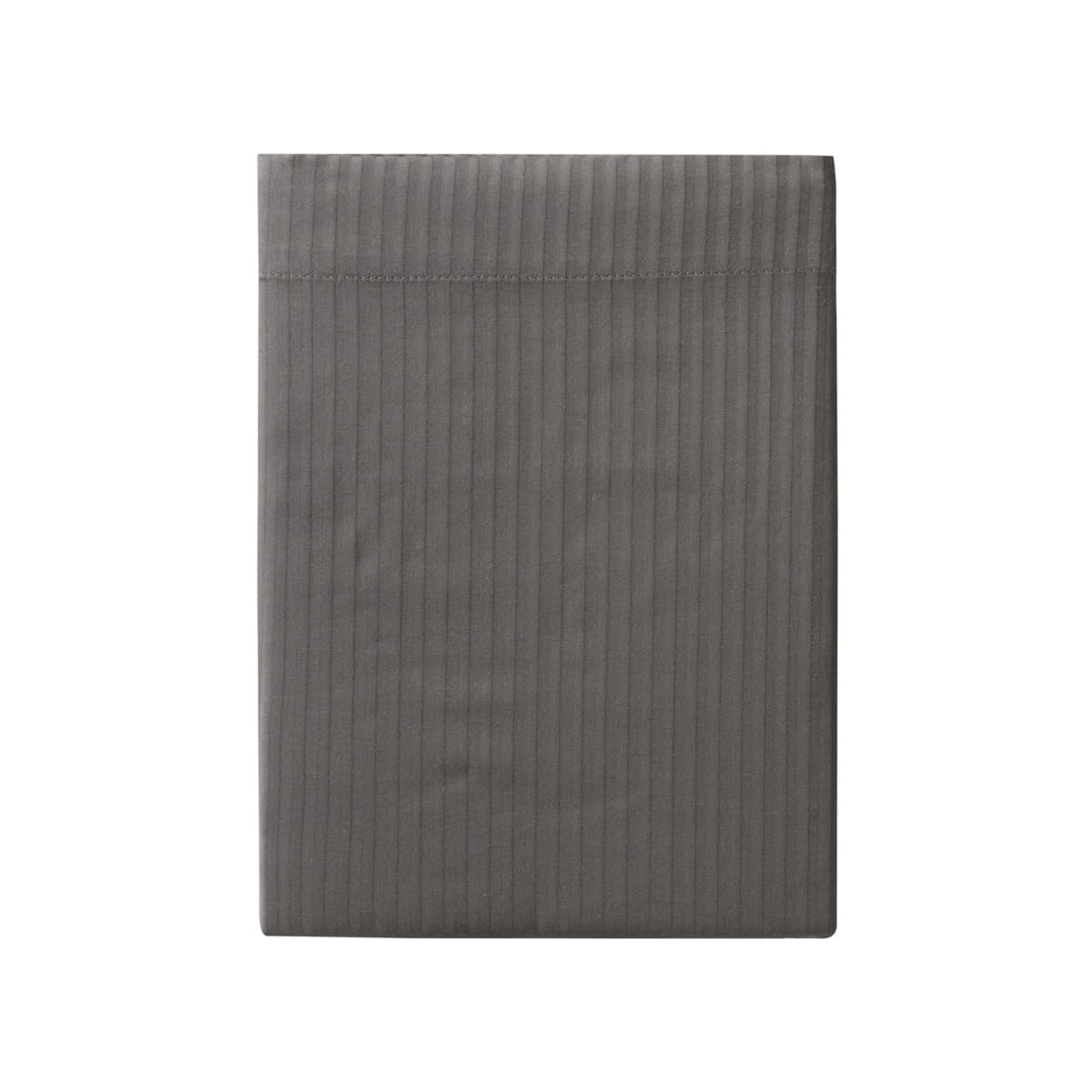 ESSIX Flat Sheet, Cotton Satin, Zinc, 180x290 cm
