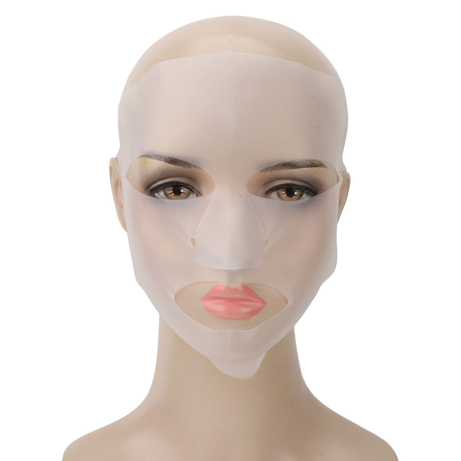 Eacam Silikon-Gesichtsmasken-Halter, Wiederverwendbar, Silikon-Gesichtsmaske, Wiederverwendbare Gesichtsmasken-Abdeckung, 4 Stück, Hängendes Ohr, Feuchtigkeitsspendend, Anti-Versc