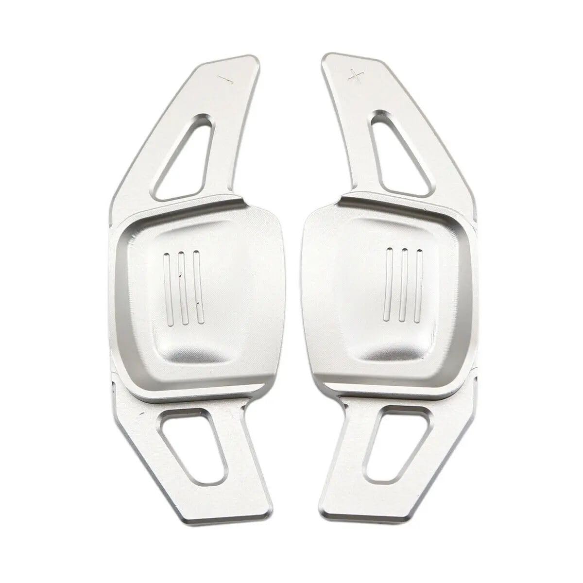 ontto Przedłużenie łopatki kierownicy pasuje do VW Golf 7 Alltrack MK7 Golf 8 MK8 Passat B8 Jetta MK6 Arteon 2013-2022 metalowe Shift Paddle Shifter srebrna