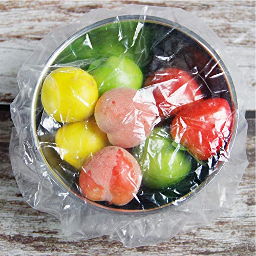 HarrierWing Reusable Bowl Covers with Elastic - Stretch to Fit Plastic Food Cover for Leftovers (4 Size, 60 PCS) - Thumbnail 2