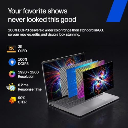 Image of HP OmniBook 5 OLED ● Intel Core Ultra 7 355 ● 49 Tops ● 16GB LPDDR5x ●1TB SSD ● 2K● 14'' /35.6cm● Win11● Office24● Meteor Silver● 1.33kg● hh0030TU● mini GaN Charger● Upto 32hrs battery life ● AI Laptop