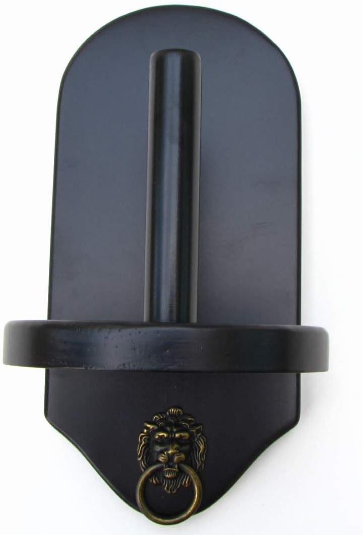 ISZY Billiards Wall Mount Pool Table Cone Chalk Holder with Chalk Choose Mahogany, Black or Oak