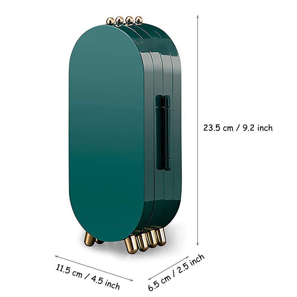 Boîte De Rangement Pour Boucles D'oreilles, Colliers Et Clous D'oreilles - Type A - Noir