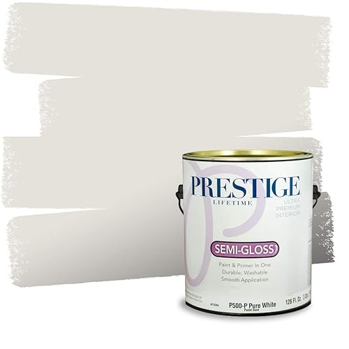 Prestige Paints Interior Paint and Primer In One, 1-Gallon, Semi-Gloss, Comparable Match of Valspar* Ballroom Belle*