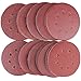 Price comparison product image GeMoor 80PCS Sanding Discs Pads, Hook and Loop 40 60 80 100 120 150 180 240 320 400 Grits 8-Holes Sandpaper Assorted for Random Orbital Sander