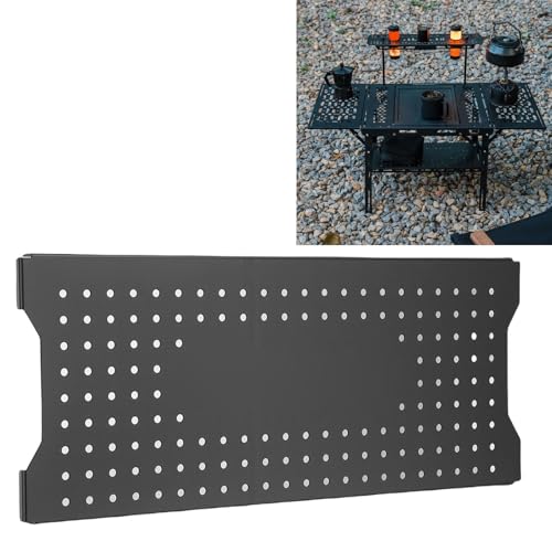 Panneau perforé de table de camping pliant, extension modulaire de table - 5