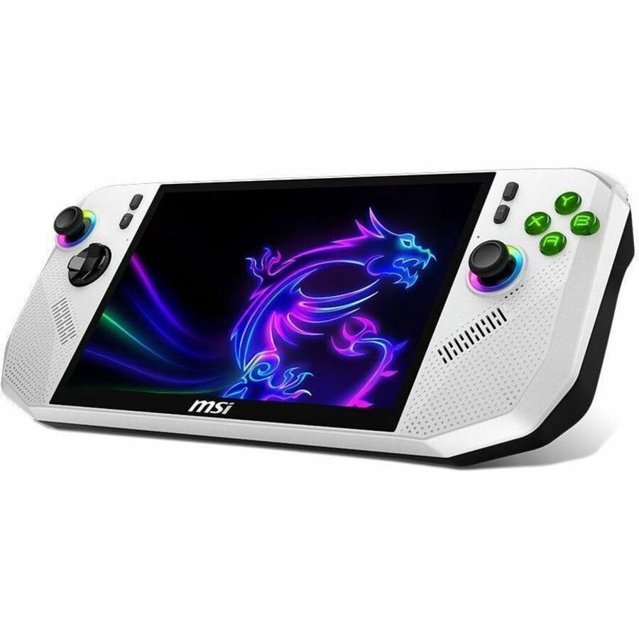 Image of msi Claw A8 PC Gaming Handheld: AMD Ryzen Z2 Extreme, 8 inch FHD+ 120Hz Display, 24GB LPDDR5x, 1TB NVMe SSD, SD Card Reader, Thunderbolt 4, Win 11 Home: White BZ2EM-070US