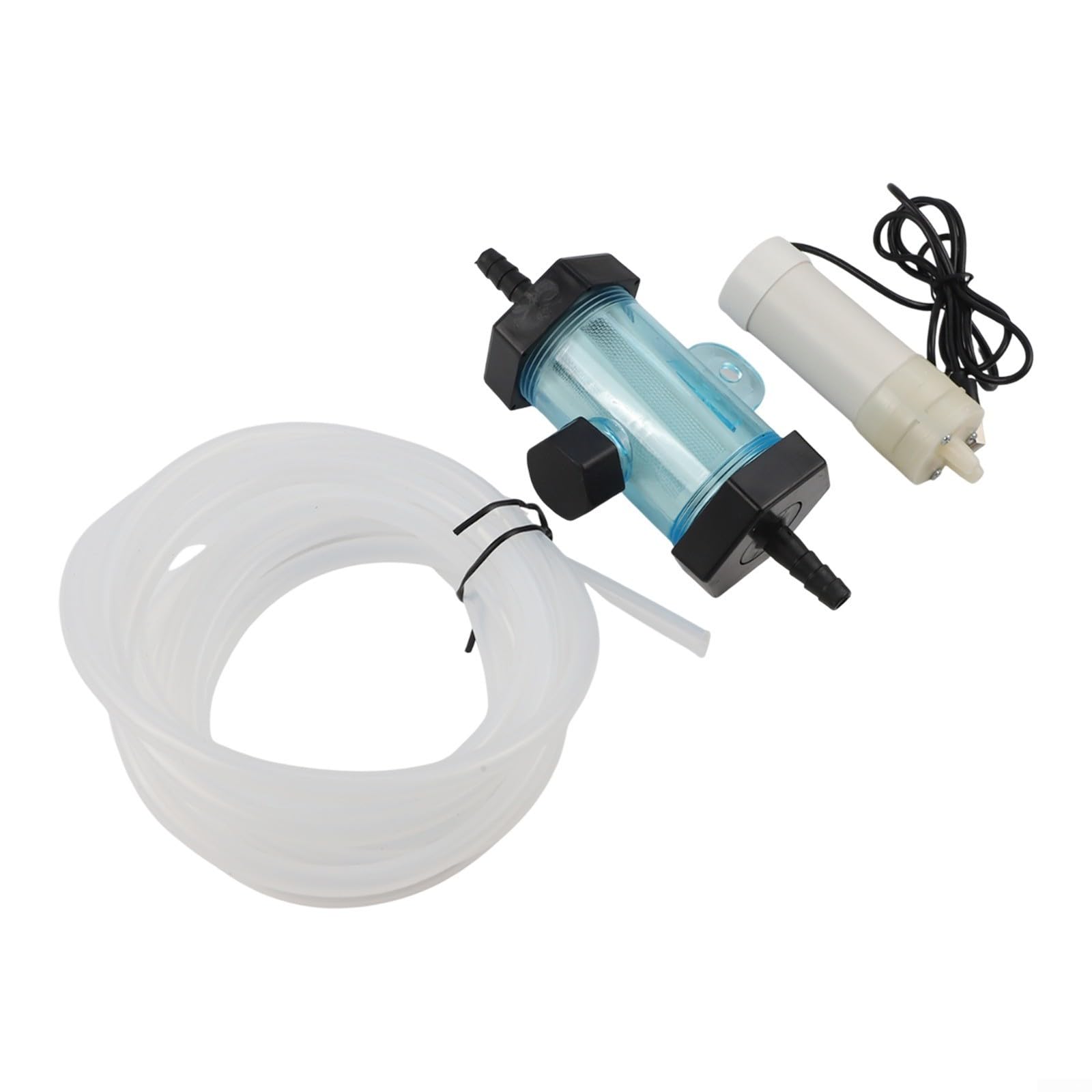 Acuario eléctrico para limpiador GRAVEL Bomba de sifón USB para tanque de peces Cambio de agua Tubo de silicona incluido (3 metros)