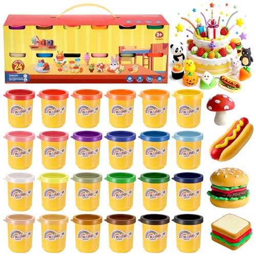 Pots de Pâte à Modeler, Pâte à Modeler avec des Couleurs Différentes, Idée de Cadeau de...