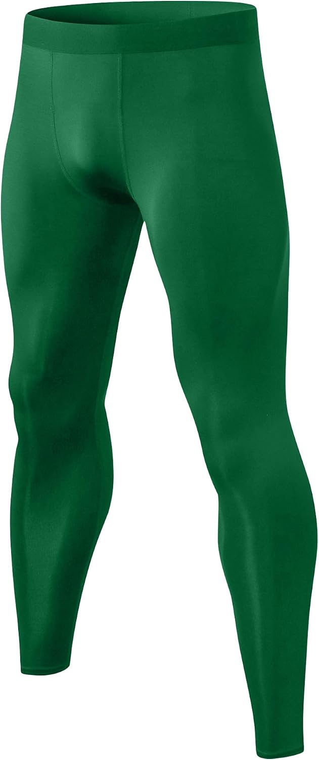 Men's Compression Pants Cool Dry Athletic Workout Leggings Running Basketball Cycling Base Layer Sports Tights