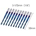 SainSmart Genmitsu 10Pcs Nano Blue Coat Flat Nose End Mill CNC Router Bits, 1/8