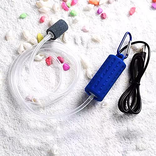 Mini Pompa Aria acquario Usb Pompa Ad Aria Per Acquario Ultra Silent Ossigenatore Per Acquario 1W Pompa Aria Acquario Con Air Stone e Tubo in Silicone a Uscita Singola - Image 3