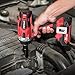 POPULO 20V Cordless Impact Wrench, Powerful ½” Chuck with 350Nm Torque and 0-3,000 Impact, Includes 6 Drive Impact Sockets, 2.0Ah Li-ion Battery, Fast Charger, Gloves, and Tool Bag