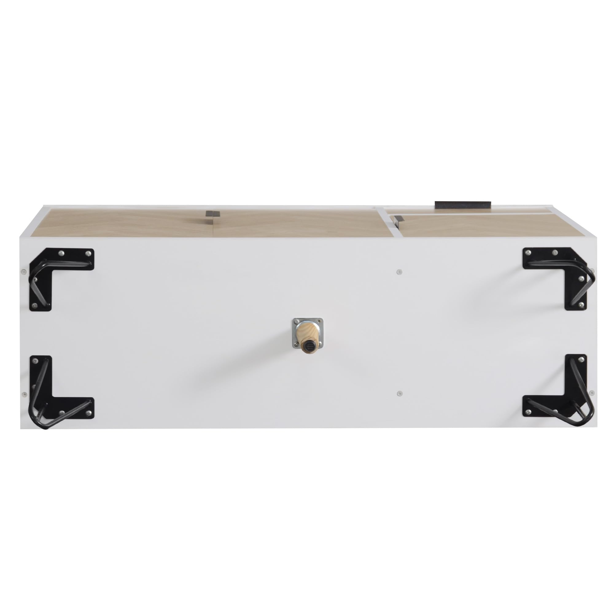 Armadio moderno e versatile, con cassetto e ripiani regolabili in altezza, 70 x 90 cm (bianco)