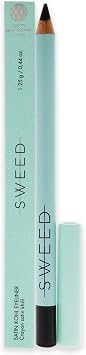 Sweed Satin Kohl Ultra Creamy Black Eyeliner - Waterproof and Long Wearing Eye Pencil with Intense Colour