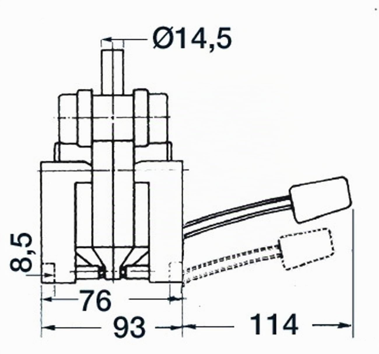 OSCULATI Pompe à pédale pour lavabo à Double Effet