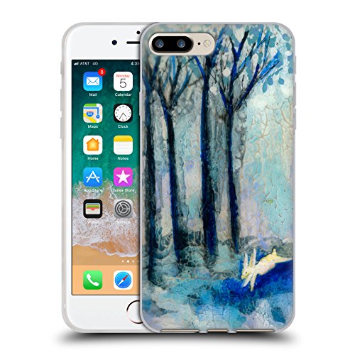 Coque Gel iPhone 8 Plus Wyanne Lapin Blanc Nature 2 Coque de Protection Compatible MagSafe