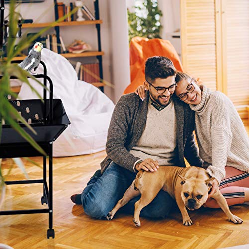 Relaxdays Trespolo XL per Uccelli, Parco Giochi