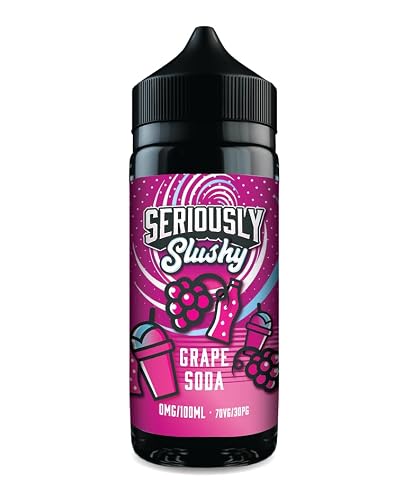 DoozyVape SeriouslySlushy �d�q�^�o�R ���L�b�h �j�R�`���Ȃ� �V���[�g�t�B���{�g�� (120ml�{�g���Ƀ��L�b�h��100ml, �O���[�v�\�[�_)