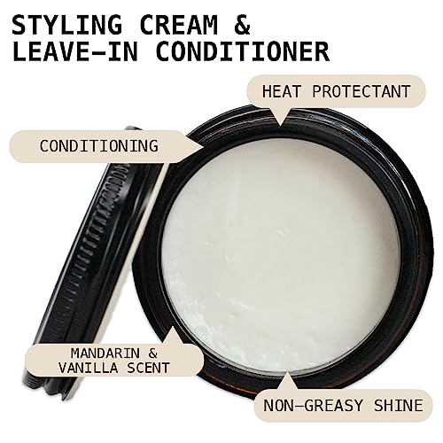 O’Douds Conditioning Cream, Natural Hair Styling Cream & Leave-In Conditioner, Light Hold with Medium Shine, Shea Butter - Image 2