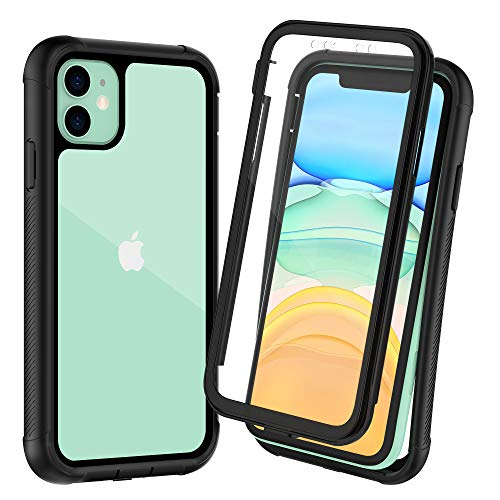 OTBBA iPhone 11 Case, Full-Body with Built-in Screen Protector Heavy Drop Protection Shock