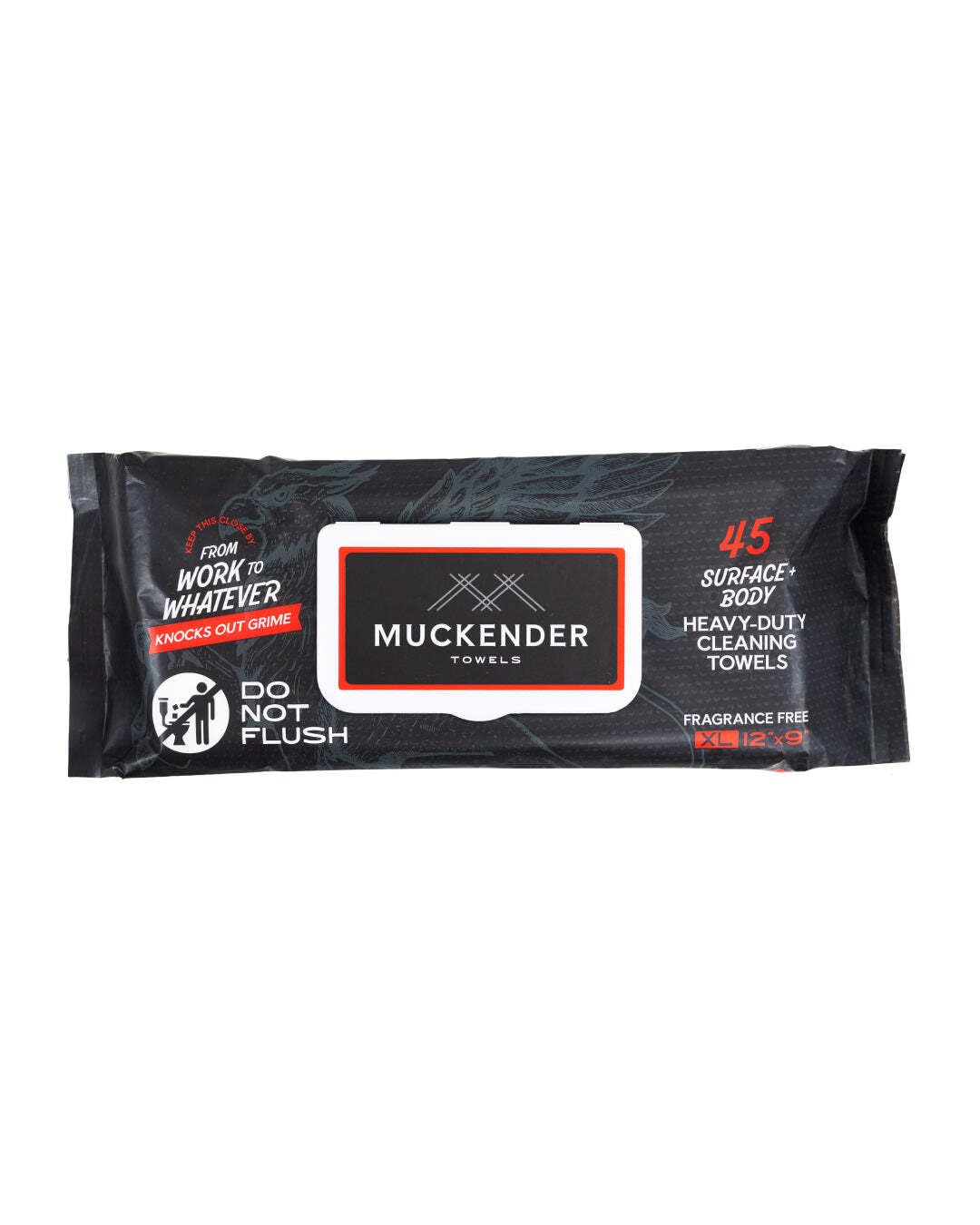 Muckender Toallitas de limpieza resistentes, preparación y desengrasante de pintura, paquete plano, toallas de limpieza de mano y herramientas de tamaño de viaje, ecológicas, sin perfume, (paquete