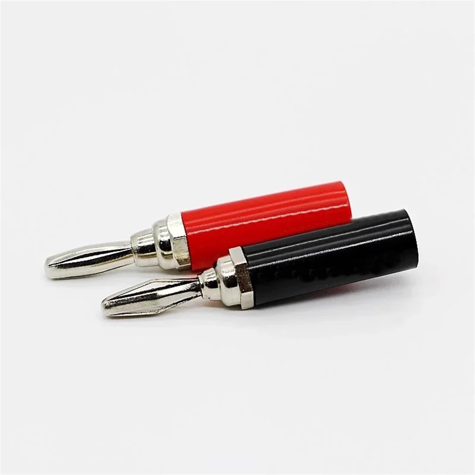 20 sztuk Złącza 4 mm Gniazdo Głośników Muzyka Audio Kabel Pin Złącza Bananowe Złącza wtykowe Czerwony Czarny (Kolor: 10 Czerwony 10 Czarny)