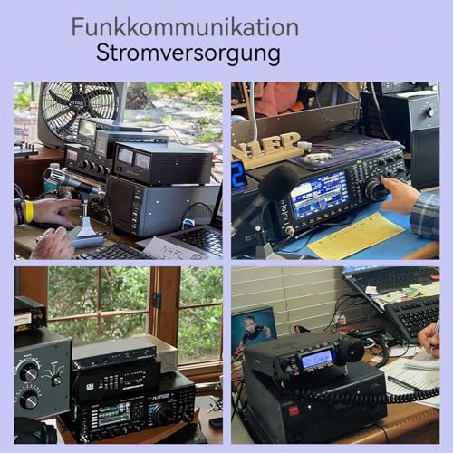 Universelles kompaktes Tischnetzteil - 30 A geregelter Heimlabor-Wechselstrom-Gleichstrom-Wandler 13,8 Volt, Lüfter, Schraubklemmen - Jesverty SPS-1330