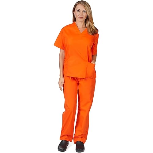 M&M SCRUBS Women Scrub Set Medical Scrub Top and Pants