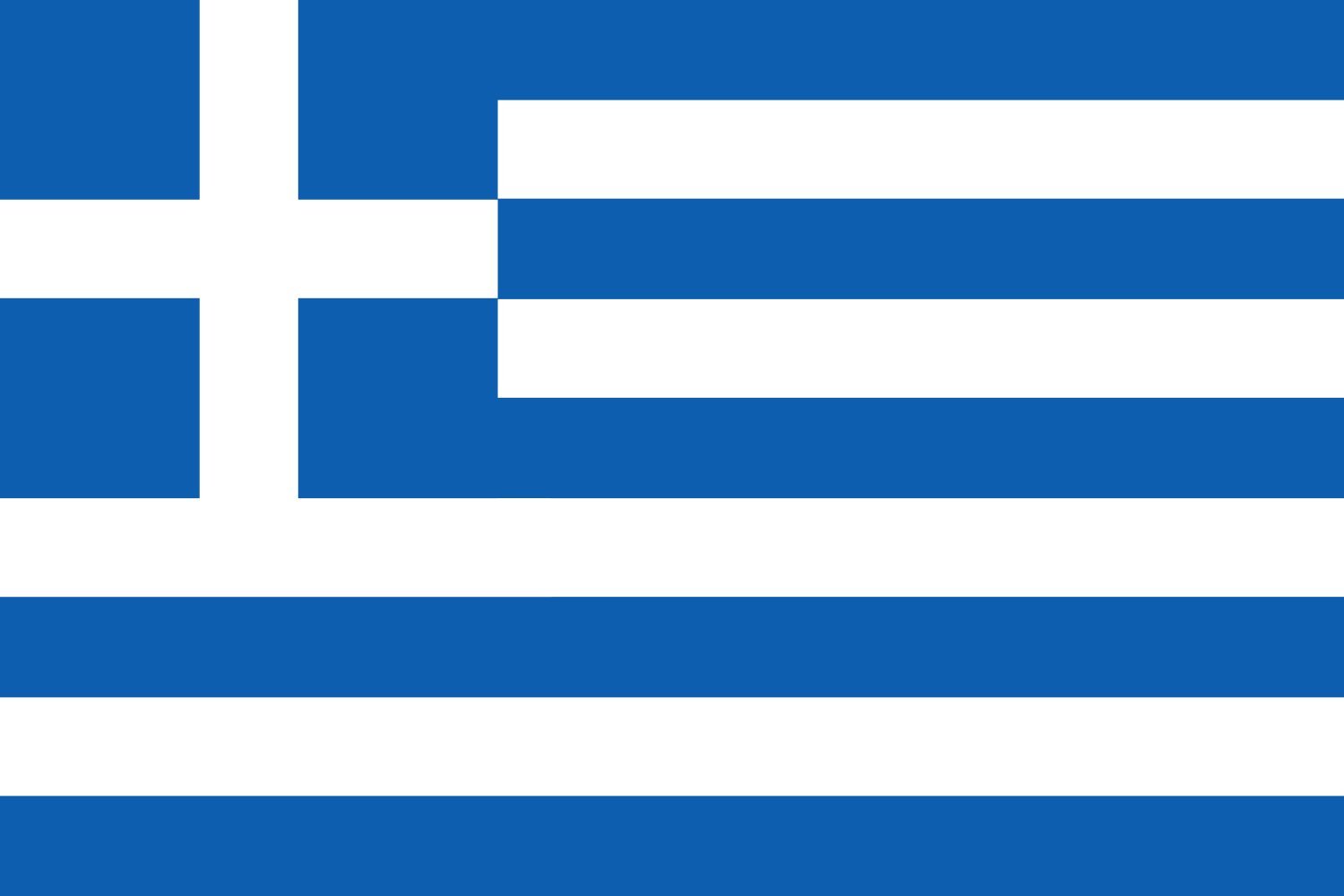 Drapeau Medium Grèce paysage 0.96m² pour décoration jardin