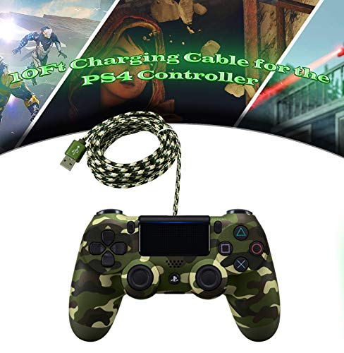 Fast Charger Cable For Ps4 Controller-2Pack 10Ft Extra Long Micro Usb Power Charging Cord For Sony Playstation 4,Dualshock4,Xbox One,Kindle Fire 7/8 Tablet,Samsung Galaxy S7 S6 Edge/J7 J3 Prime Pro. #TOP2