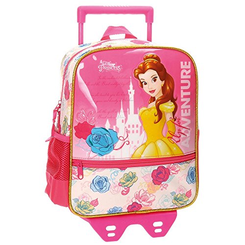 Mochila preescolar con carro Bella Disney