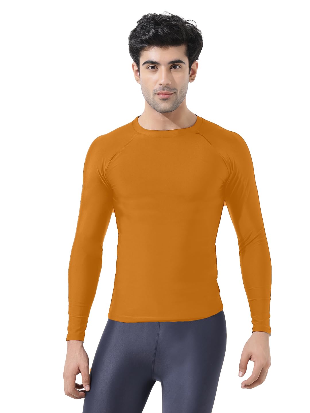 LYCOT Compression Top Full Sleeve Plain Athletic Fit Multi Sports Cycling, Cricket, Football, Badminton, Gym, Fitness & Other Outdoor Inner Wear
