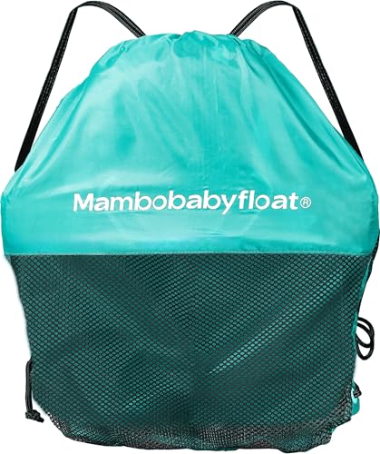 VQ-Ant Mambobaby swimming float storage bag, a drawstring mesh backpack suitable for Mambobaby swim ring, a lightweight and portable swimming trainer handbag suitable for pools and beaches