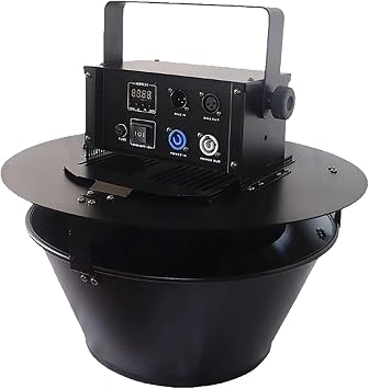 Hanging Wedding Floating Paper Machine Confetti Machine DMX 512/Remote Control Stage Performance Floating Paper Machine for DJ Disco Show Club Bar Wedding Christmas Black
