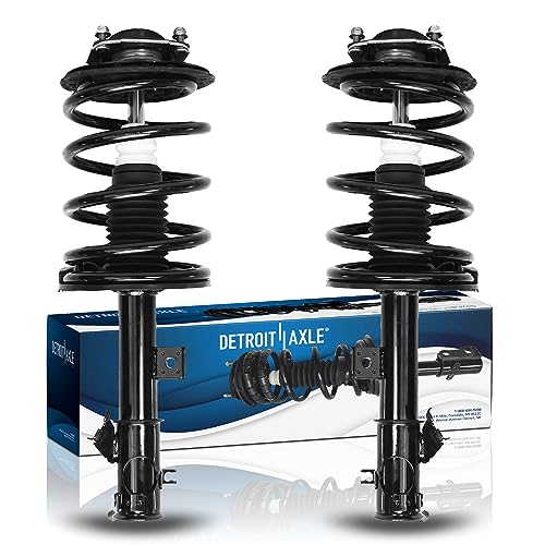 Image of Detroit Axle - 2pc Front Struts for 2003 2004 2005 2006 2007 Nissan Murano, 2 Struts w /Coil Spring Quick Install Ready Struts Shocks Assembly Replacement Suspension