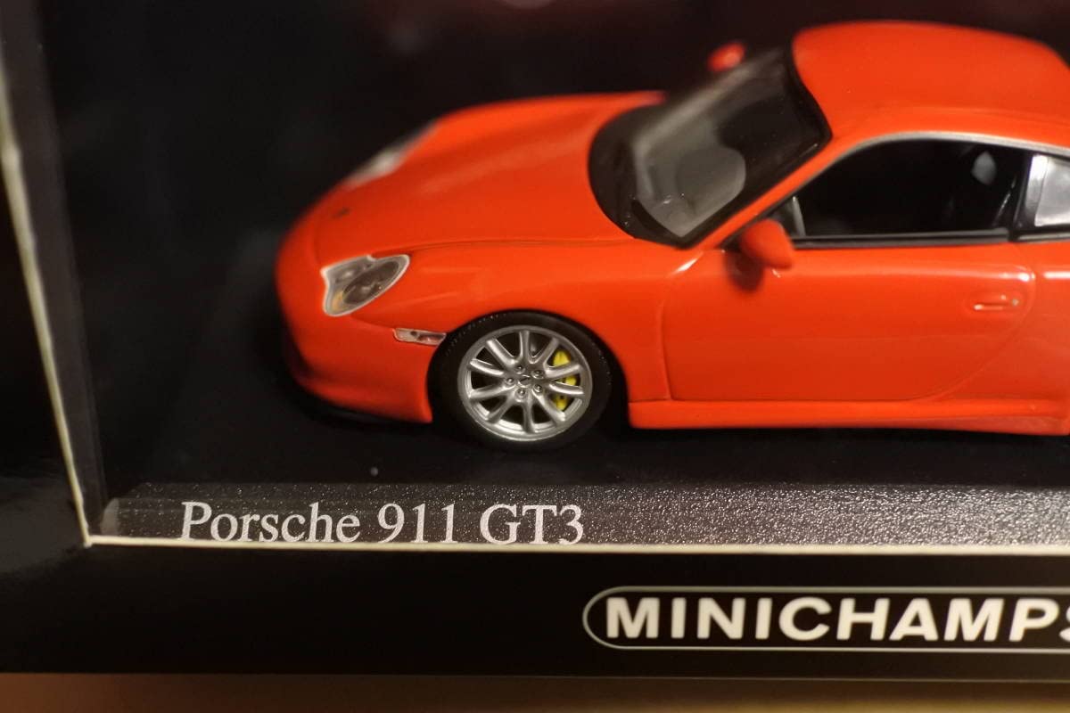 Amazon | 1/43 ミニチャンプス ポルシェ 911 GT3 indischrot